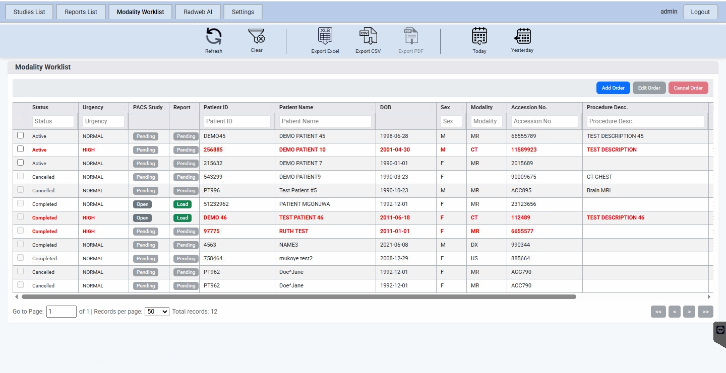 Worklist Management